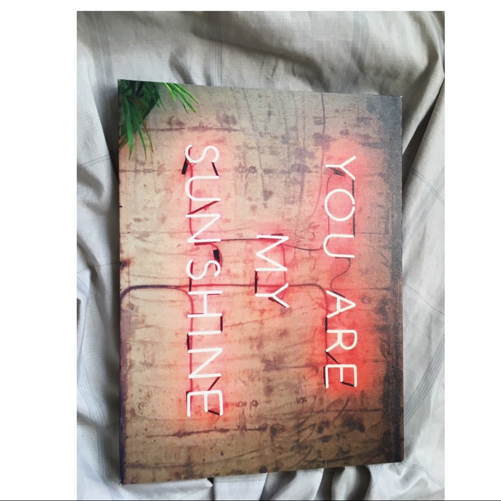 You Are My Sunshine Small Room Decor Painting